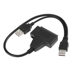 USB 2.0 to SATA 2.5" 3.5" inch HDD SSD Dönüştürücü Adaptör Kablosu