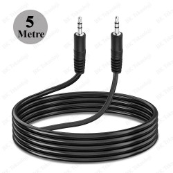 5 Metre 3.5mm Stereo Erkek-Erkek Aux Ses Kablosu 5 Metre 3.5mm Stereo Erkek-Erkek Aux Ses Kablosu