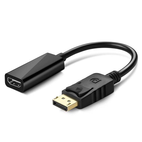 Displayport to HDMI Çevirici DP Erkek - HDMI Dişi Dönüştürücü Kablo