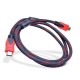 Yüksek Kalite Full HD 3D Örgülü HDMI Kablo - 1 Metre
