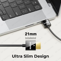 Yüksek Kalite 3D 4K Ultra HD UHD Slim İnce HDMI Kablo 1.8 Metre Yüksek Kalite 3D 4K Ultra HD UHD Slim İnce HDMI Kablo 1.8 Metre