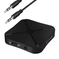 Bluetooth Kablosuz Ses Aux Verici ve Alıcı 2'si 1 Arada Adaptör Bluetooth Kablosuz Ses Aux Verici ve Alıcı 2'si 1 Arada Adaptör
