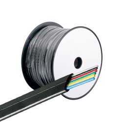 Yüksek Kalite 6 Damarlı Renk Kodlu RJ12 6C Flat Telefon Kablosu