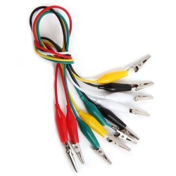 Kablolu Renk Kodlu 27mm Küçük Boy Krokodil 5 Renk 5'li Paket Kablolu Renk Kodlu 27mm Küçük Boy Krokodil 5 Renk 5'li Paket