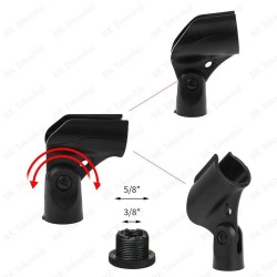 Ayarlanabilir 25-30mm Mikrofon Tutacağı Mikrofon Klipsi Ayarlanabilir 25-30mm Mikrofon Tutacağı Mikrofon Klipsi