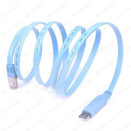 USB 2.0 Cisco Router RJ45 Konsol Kablosu 1,8 Metre