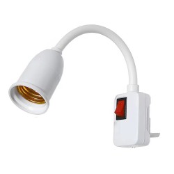 Pirize Takılabilir Anahtarlı Esnek E27 Duy Okuma ve Gece Lambası