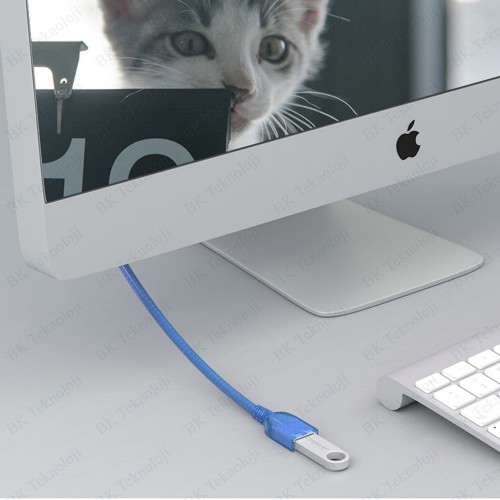 Yüksek Kalite USB 2.0 Dişi/Erkek Uzatma Kablosu 1.8 Metre