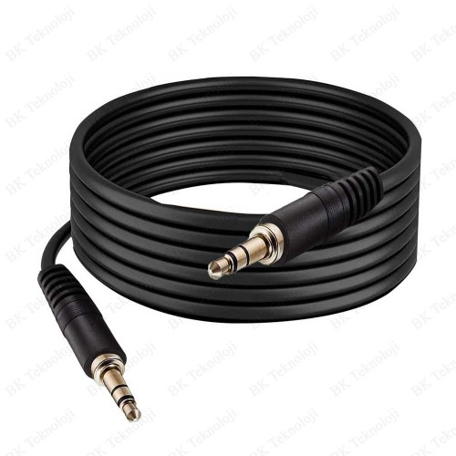 3.5 mm Stereo Erkek-Erkek AUX Ses Kablosu 1.5 Metre