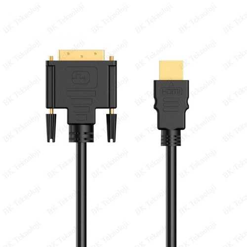 DVI 24+1 to HDMI Çift Yönlü DVI to HDMI Kablo - 10 Metre