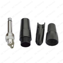 Yüksek Kalite Lehimlenebilir 6.35mm Mono Erkek Çivi Jack Yüksek Kalite Lehimlenebilir 6.35mm Mono Erkek Çivi Jack