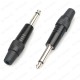 Yüksek Kalite Lehimlenebilir 6.35mm Mono Erkek Çivi Jack