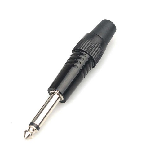 Yüksek Kalite Lehimlenebilir 6.35mm Mono Erkek Çivi Jack