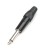 Yüksek Kalite Lehimlenebilir 6.35mm Mono Erkek Çivi Jack