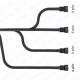 4 Pin 4 lü Fan Çoklayıcı PWM Y Splitter Kablo