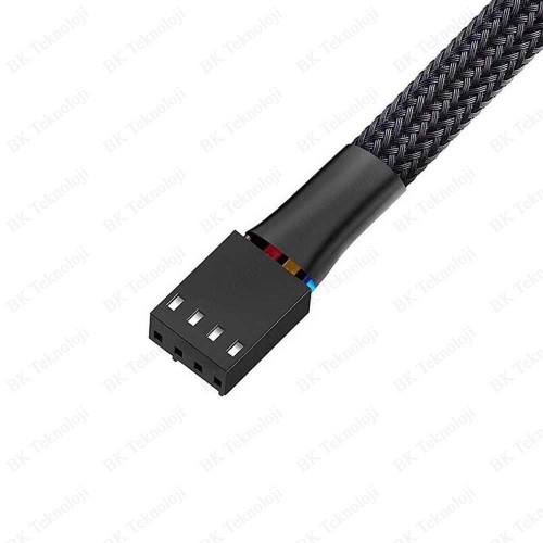 4 Pin 4 lü Fan Çoklayıcı PWM Y Splitter Kablo