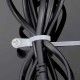 Delikli Vidalanabilir 2.5x100mm Cırt Kablo Bağı 100 Adet Beyaz
