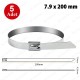 Paslanmaz Çelik Metal Kablo Bağı 7.9x200mm 5 Adet