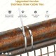 Paslanmaz Çelik Metal Kablo Bağı 7.9x200mm 5 Adet