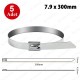 Paslanmaz Çelik Metal Kablo Bağı 7.9x300mm 5 Adet
