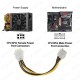 6 Pin Dişi to 8 Pin Erkek Anakart Power Çevirici Kablo
