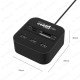 3 Port USB 2.0 Çoklayıcı HUB + Çoklu Kart Okuyucu (Mavi)