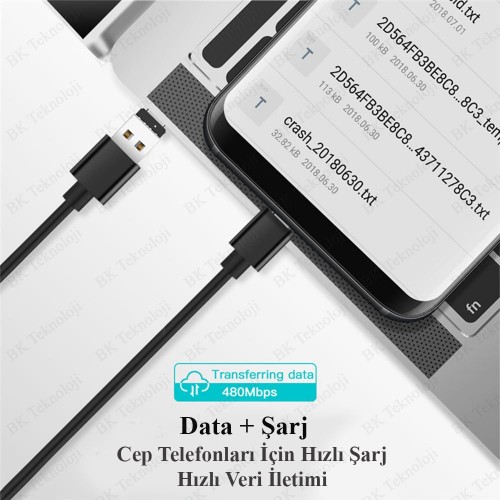 Micro USB OTG Şarj/Data Çevirici Adaptör