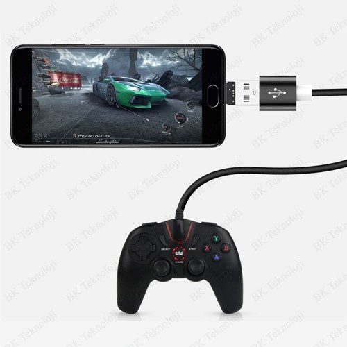 Micro USB OTG Şarj/Data Çevirici Adaptör