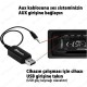 Bluetooth Kablosuz 3.5mm Ses Müzik Alıcısı Adaptörü Araç Ses Sistemi veya Hoparlör İçin