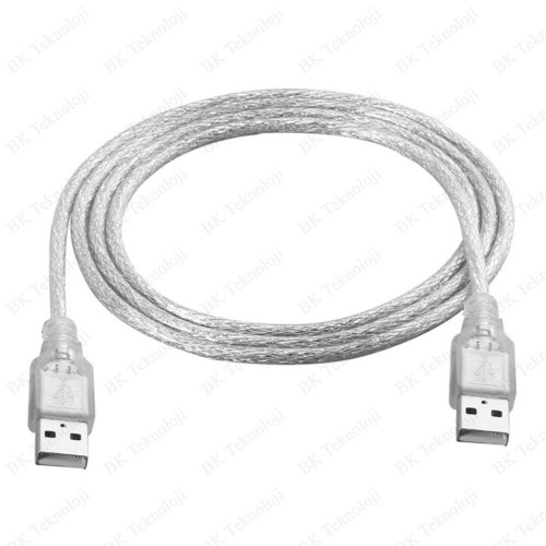 Yüksek Kalite USB 2.0 A Erkek-Erkek Şarj/Data Kablosu - 3 Metre