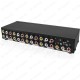 8 Port 1 Giriş 8 Çıkış Kompozit Video Ses Ayırıcı Çoklayıcı Splitter