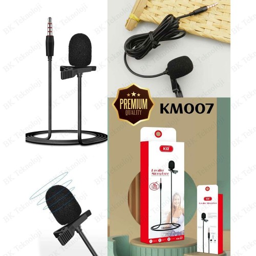 3.5mm 3 Boğumlu Yaka Mikrofonu Cep Telefonu, Tablet, Notebook Uyumlu