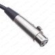 6.35mm Mono Erkek to 3 Pin XLR Dişi Mikrofon Ses Kablosu 5 Metre 
