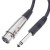 6.35mm Mono Erkek to 3 Pin XLR Dişi Mikrofon Ses Kablosu 5 Metre 