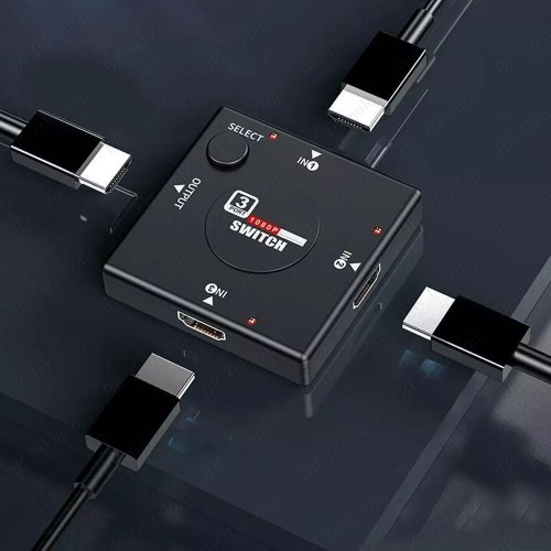 3x1 Mini HDMI Switch 3 Giriş 1 Çıkış HDMI Seçici 