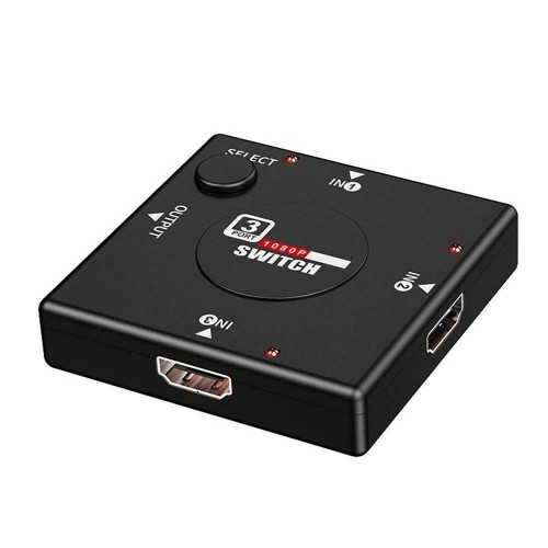 3x1 Mini HDMI Switch 3 Giriş 1 Çıkış HDMI Seçici 