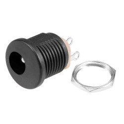 5.5mm x 2.1mm 3 Pin Dişi Jak Panel Tipi Güç Soketi Konnektörü 5.5mm x 2.1mm 3 Pin Dişi Jak Panel Tipi Güç Soketi Konnektörü