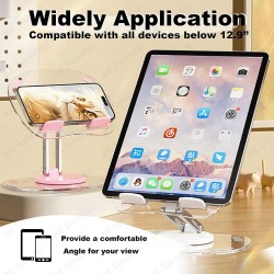 360 Derece Hareketli Şeffaf Tablet Telefon Tutucu Stand 360 Derece Hareketli Şeffaf Tablet Telefon Tutucu Stand