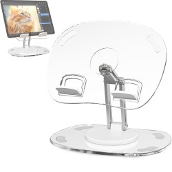 360 Derece Hareketli Şeffaf Tablet Telefon Tutucu Stand 360 Derece Hareketli Şeffaf Tablet Telefon Tutucu Stand