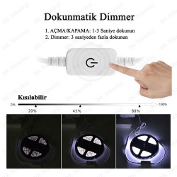 DC 12V-24V Şerit LED Dokunmatik Dimmer Parlaklık Kontrolü LED Dimmer Anahtarı DC 12V-24V Şerit LED Dokunmatik Dimmer Parlaklık Kontrolü LED Dimmer Anahtarı