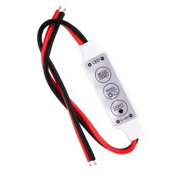 DC 12V/24V Tek Renkli Şerit LED Mini Dimmer Kontrol Cihazı DC 12V/24V Tek Renkli Şerit LED Mini Dimmer Kontrol Cihazı
