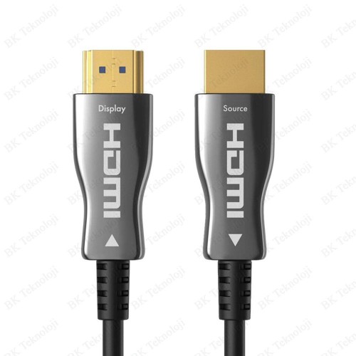 4K UHD Premium Yüksek Kalite HDMI 2.0 AOC Fiber Optic Kablo 50 Metre