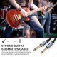 Yüksek Kalite 6.35mm 1/4" Mono Gitar Mikrofon Amfi Enstrüman Kablosu - 5 Metre