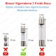 25A 250V 5X20mm Cam Sigorta 5 Adet
