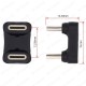 Type-C Erkek-Erkek 180 Derece U Şekilli Dirsek Adaptör Type-C Erkek-Erkek 180 Derece U Şekilli Dirsek Adaptör