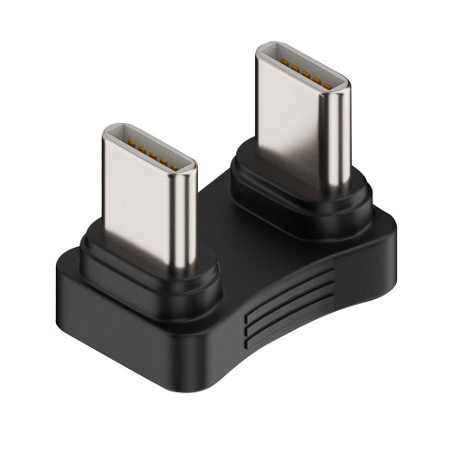 Type-C Erkek-Erkek 180 Derece U Şekilli Dirsek Adaptör Type-C Erkek-Erkek 180 Derece U Şekilli Dirsek Adaptör