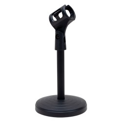 Masaüstü Mikrofon Standı – Ayaklı, Sabit Taban, 22cm