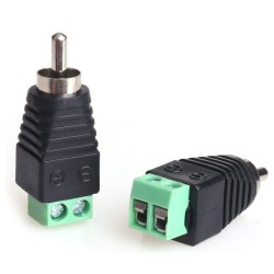 RCA Erkek Fiş – Vidalı Terminal AV Ses & Video Konnektörü