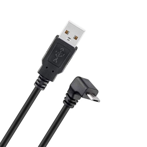 90 Derece Açılı Micro USB Erkek - USB Veri Şarj Kablosu - 30cm 90 Derece Açılı Micro USB Erkek - USB Veri Şarj Kablosu - 30cm