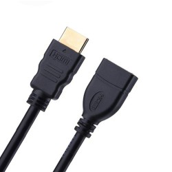HDMI Erkek-Dişi Uzatma Kablosu - 1 Metre